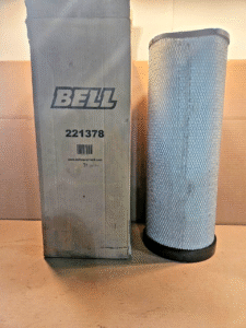 AS IS Bell 221378 Air Filter Replaces Caterpillar 246-5010 John Deere TT221378