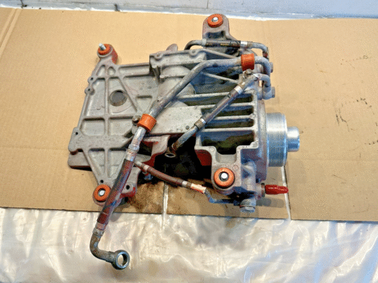 Cummins ISX12 Diesel Fuel Filter Head Bracket 4298554 With Fuel Pump 3686718 OEM - 365$ Picture 1 of 4 Picture 2 of 4 Picture 3 of 4