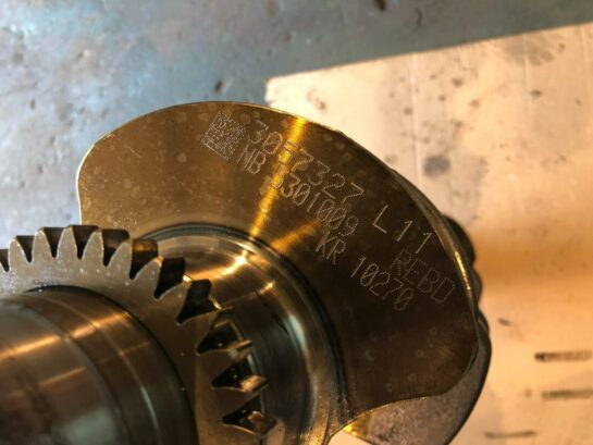 Cummins ISB 6.7 Diesel Engine Crankshaft 3968165 OEM - 1075$ Picture 1 of 4 Picture 2 of 4 Picture 3 of 4 Picture 4 of 4