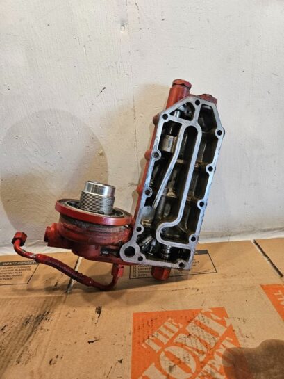 Cummins ISL 8.3L Lube Oil Filter Cooler Housing 3974325, 3974324 OEM - 175$ Picture 1 of 5 Picture 2 of 5 Picture 3 of 5