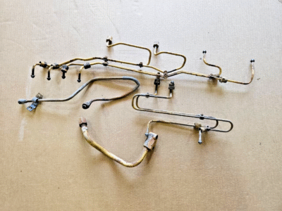 Set of CAT 3406B Fuel  Lines Good Used Part OEM