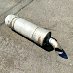 2004 Freightliner M2 106 Muffler For Caterpillar C7 OEM 214-4855 - 400$ Picture 1 of 4 Picture 2 of 4 Picture 3 of 4 Picture 4 of 4 Picture 1 of 4