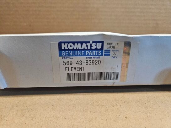 New Komatsu Hydraulic FILTER 5694383920 OEM  569-43-83920 - 45$ Picture 1 of 3