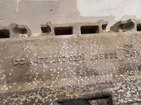 DETROIT DIESEL DD15 ENGINE EGR COOLER MANIFOLD BRACKET A4722030201 OEM - 175$ Picture 1 of 3 Picture 2 of 3