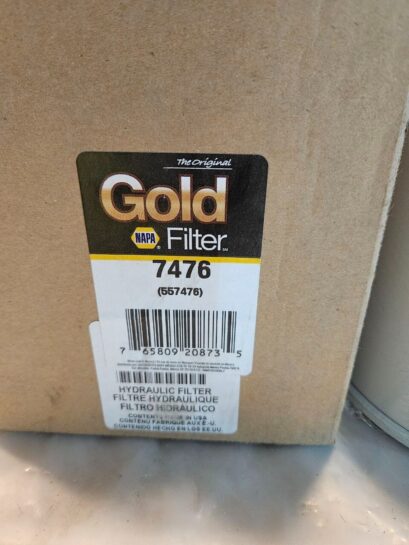 New Napa Gold 7476 Spin on Hydraulic Oil Filter 557476 - 38$ Picture 1 of 3 Picture 2 of 3 Picture 3 of 3