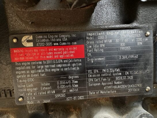 2011 Cummins Construction QSB 3.3 Diesel Engine Wiring Harness OEM - 350$ Picture 1 of 7 Picture 2 of 7 Picture 3 of 7 Picture 4 of 7 Picture 5 of 7 Picture 6 of 7