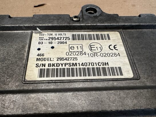 2004 FREIGHTLINER M2 ALLISON 2000 TRANSMISSION CONTROL MODULE (TCM) 29542725 OEM - 750$ Picture 1 of 4 Picture 2 of 4 Picture 3 of 4 Picture 4 of 4