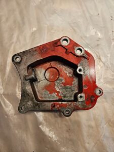 Cummins ISX15 Diesel Engine Timing Gear Cover Sensor Adaptor Plate 3686901 OEM