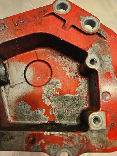 Cummins ISX15 Diesel Engine Timing Gear Cover Sensor Adaptor Plate 3686901 OEM - 45$ Picture 1 of 3 Picture 2 of 3