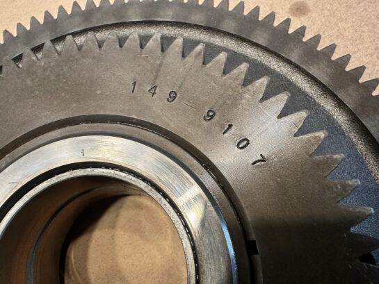 CAT C15 Dual Turbo Diesel Engine Bull Gear Timing Gear 149-9107 OEM 197-4971 - 780$ Picture 1 of 8 Picture 2 of 8