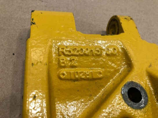 John Deere 6068 HF485 6.8L Alternator Support Bracket R520915 OEM - 145$ Picture 1 of 4 Picture 2 of 4 Picture 3 of 4