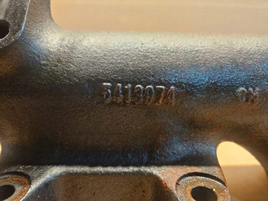 2012 Cummins ISX12 11.9L Diesel Engine Exhaust Manifold 5413974 OEM 2864907 - 700$ Picture 1 of 6 Picture 2 of 6 Picture 3 of 6 Picture 4 of 6 Picture 5 of 6