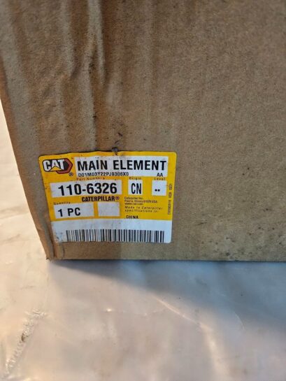 New CAT 110-6326 Air Cleaner Element Filter Caterpillar OEM - 65$ Picture 1 of 5 Picture 2 of 5 Picture 3 of 5 Picture 4 of 5