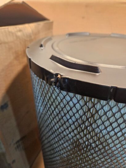 Slight Damage but New Kobelco YZ11P00001S003J1L AIR FILTER ELEMENT OEM - 60$ Picture 1 of 5 Picture 2 of 5