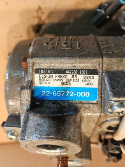 DENSO 10S15C A/C Compressor 8 Grv 12v 22-65772-000 447280-1501 Freightliner OEM - 175$ Picture 1 of 4