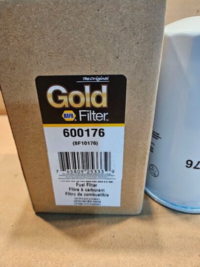 New Napa Gold 600176 Spin On Fuel Filter - 45$ Picture 1 of 4 Picture 2 of 4 Picture 3 of 4 Picture 4 of 4