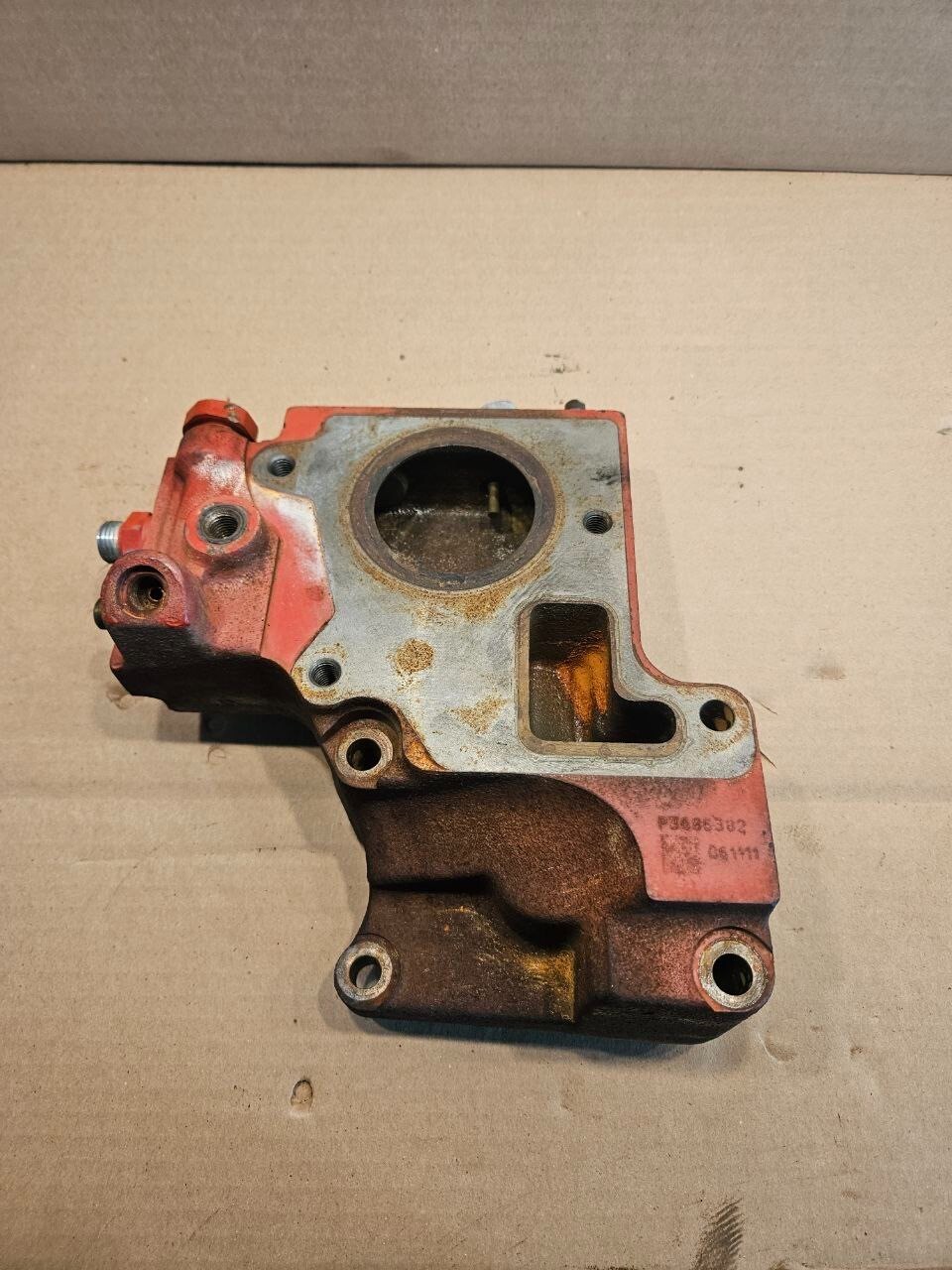 2012 Cummins ISX15 Diesel Engine Lower Thermostat Housing OEM 3686382 ...