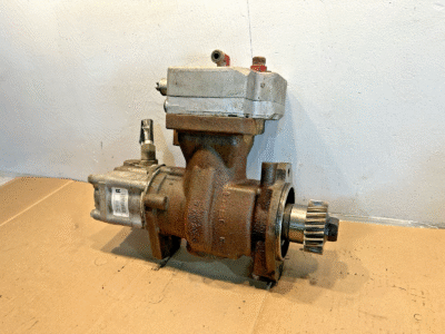2011 CUMMINS ISX 12 DIESEL ENGINE AIR BRAKE COMPRESSOR 4318218RX OEM