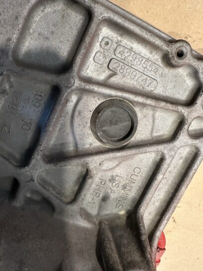 Cummins ISX12 Diesel Fuel Filter Head Bracket 4298554 With Fuel Pump 3686718 OEM - 365$ Picture 1 of 4 Picture 2 of 4 Picture 3 of 4 Picture 4 of 4