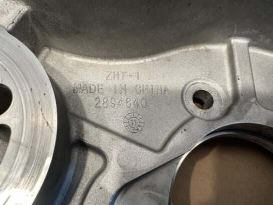2011 Cummins ISX12 Diesel Engine Timing Cover 2894640 OEM - 250$ Picture 1 of 4 Picture 2 of 4