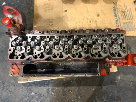 2019 CUMMINS ISB 6.7 DIESEL ENGINE CYLINDER HEAD ASSEMBLY 4983046 OEM - 1000$ Picture 1 of 6 Picture 2 of 6 Picture 3 of 6 Picture 4 of 6