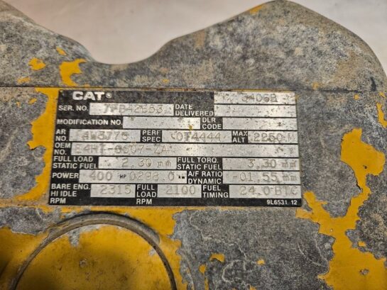 Set of 2 CAT 3406B Caterpillar Diesel Engine Valve Covers 4N4536 OEM - 300$ Picture 1 of 5 Picture 2 of 5