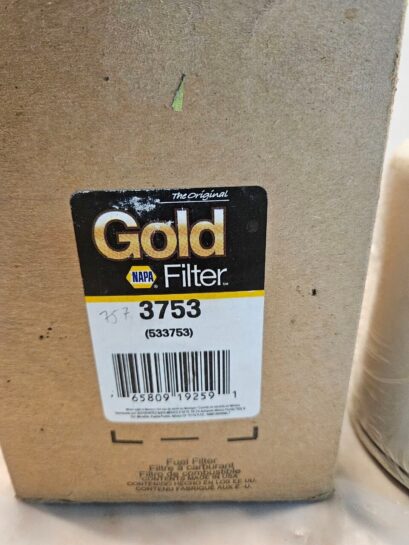 New NAPA Gold 3753 Fuel Filter water separator - 50$ Picture 1 of 3 Picture 2 of 3 Picture 3 of 3