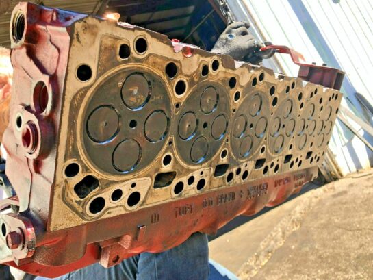 CUMMINS ISB 6.7 DIESEL ENGINE CYLINDER HEAD 4983046 OEM - 1300$ Picture 1 of 5 Picture 2 of 5 Picture 3 of 5 Picture 4 of 5