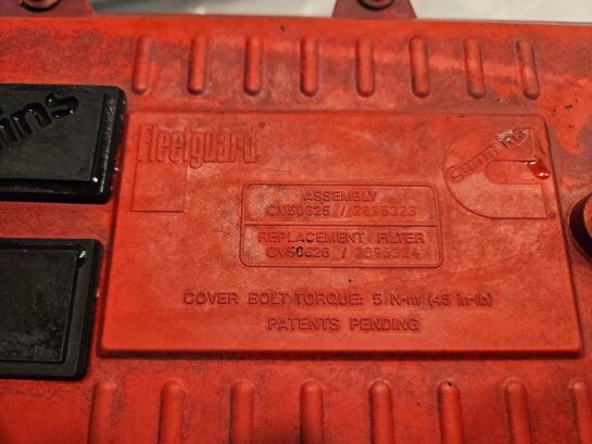 Cummins ISX12 Diesel Engine Crankcase Breather 2895323 OEM - 400$ Picture 1 of 4