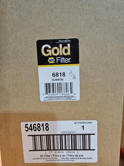 New Napa Gold 6818 Air Filter 546818 OEM - 85$ Picture 1 of 3 Picture 2 of 3