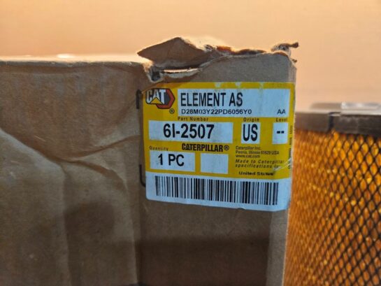 Cat 6I-2507 Standard Efficiency Engine Radial Seal Air Filter Element OEM - 45$ Picture 1 of 3 Picture 2 of 3 Picture 3 of 3