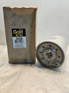 New Napa Gold 3606 spin on fuel filter w/ water separator open box