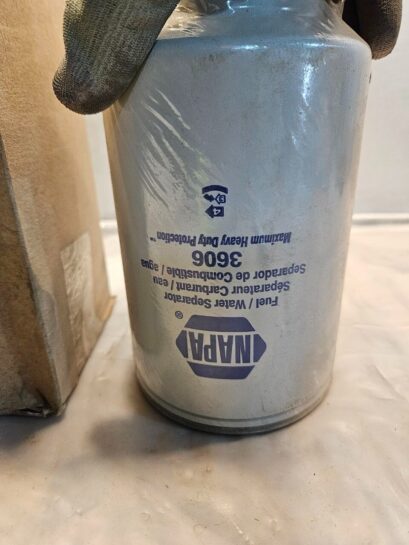 New Napa Gold 3606 spin on fuel filter w/ water separator open box - 50$ Picture 1 of 5