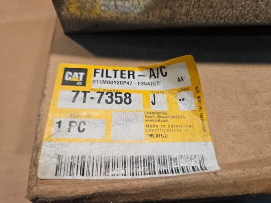 New CATERPILLAR Filter Element Cabin Air Dust Filter 7T-7358 OEM - 35$ Picture 1 of 4 Picture 2 of 4 Picture 3 of 4 Picture 4 of 4