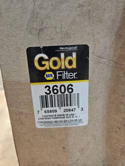 New Napa Gold 3606 spin on fuel filter w/ water separator open box - 50$ Picture 1 of 5 Picture 2 of 5 Picture 3 of 5 Picture 4 of 5