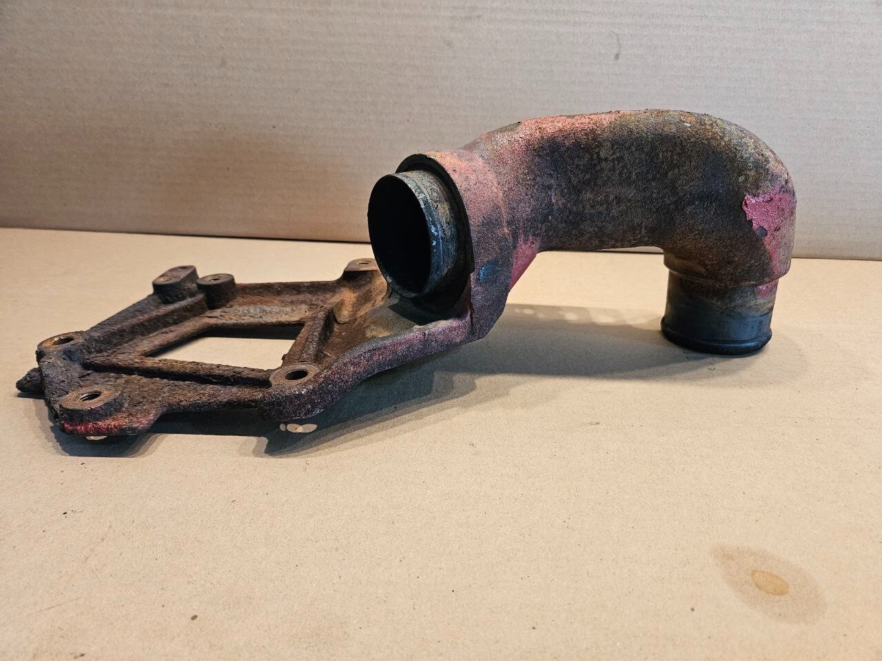 2012 CUMMINS ISX 15 DIESEL ENGINE EGR DPF COOLANT PIPE 3684395 OEM ...