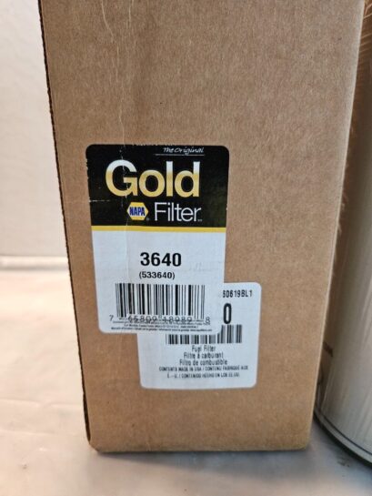 New Napa 3640 spin on Fuel Filter CAT Excavator Kenworth Peterbilt Freightliner - 45$ Picture 1 of 3 Picture 2 of 3 Picture 3 of 3