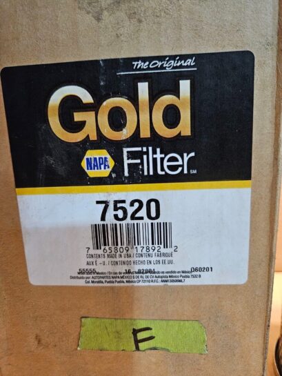 New Napa Gold Industrial Hydraulic Filter 7520 OEM - 110$ Picture 1 of 5 Picture 2 of 5 Picture 3 of 5