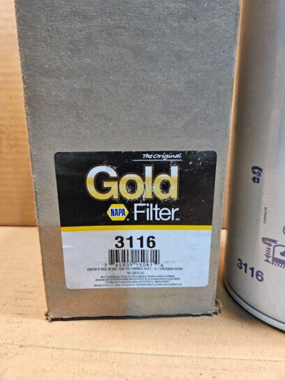 New Napa Gold Spin on Fuel Filter 3116 OEM - 35$ Picture 1 of 3 Picture 2 of 3