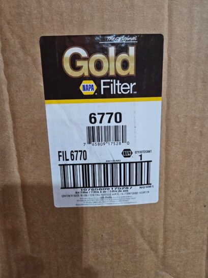 New NAPA Gold Air Filter FIL 6770 For Caterpillar Excavator 349F 2015-2018 - 160$ Picture 1 of 5 Picture 2 of 5 Picture 3 of 5