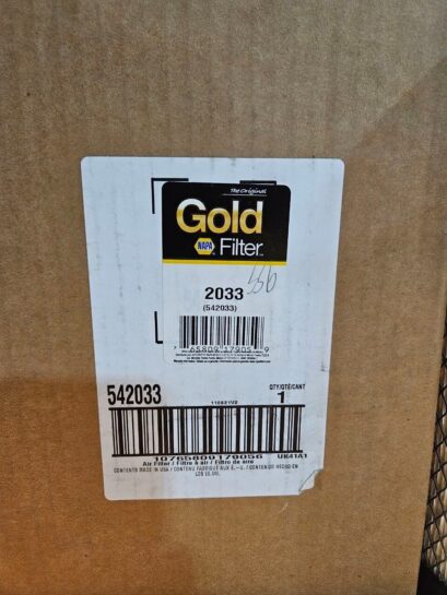 Genuine NAPA Gold Air Filter 2033 OEM 542033 For CAT Excavator Kubota Tractor - 95$ Picture 1 of 3 Picture 2 of 3 Picture 3 of 3