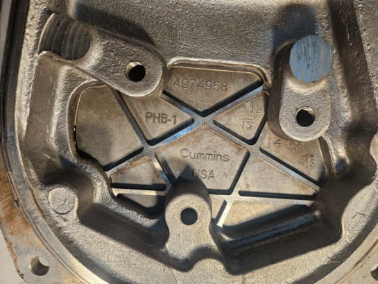 Cummins ISX11.9 ISX12 Diesel Engine Flywheel Housing 2870086 OEM 2897223 - 1150$ Picture 1 of 6 Picture 2 of 6 Picture 3 of 6 Picture 4 of 6 Picture 5 of 6