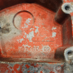 2012 Cummins ISX15 Diesel Engine Timing Cover Sensor Adaptor Plate 3686901 OEM - 50$ Picture 1 of 2 Picture 2 of 2 Picture 1 of 2