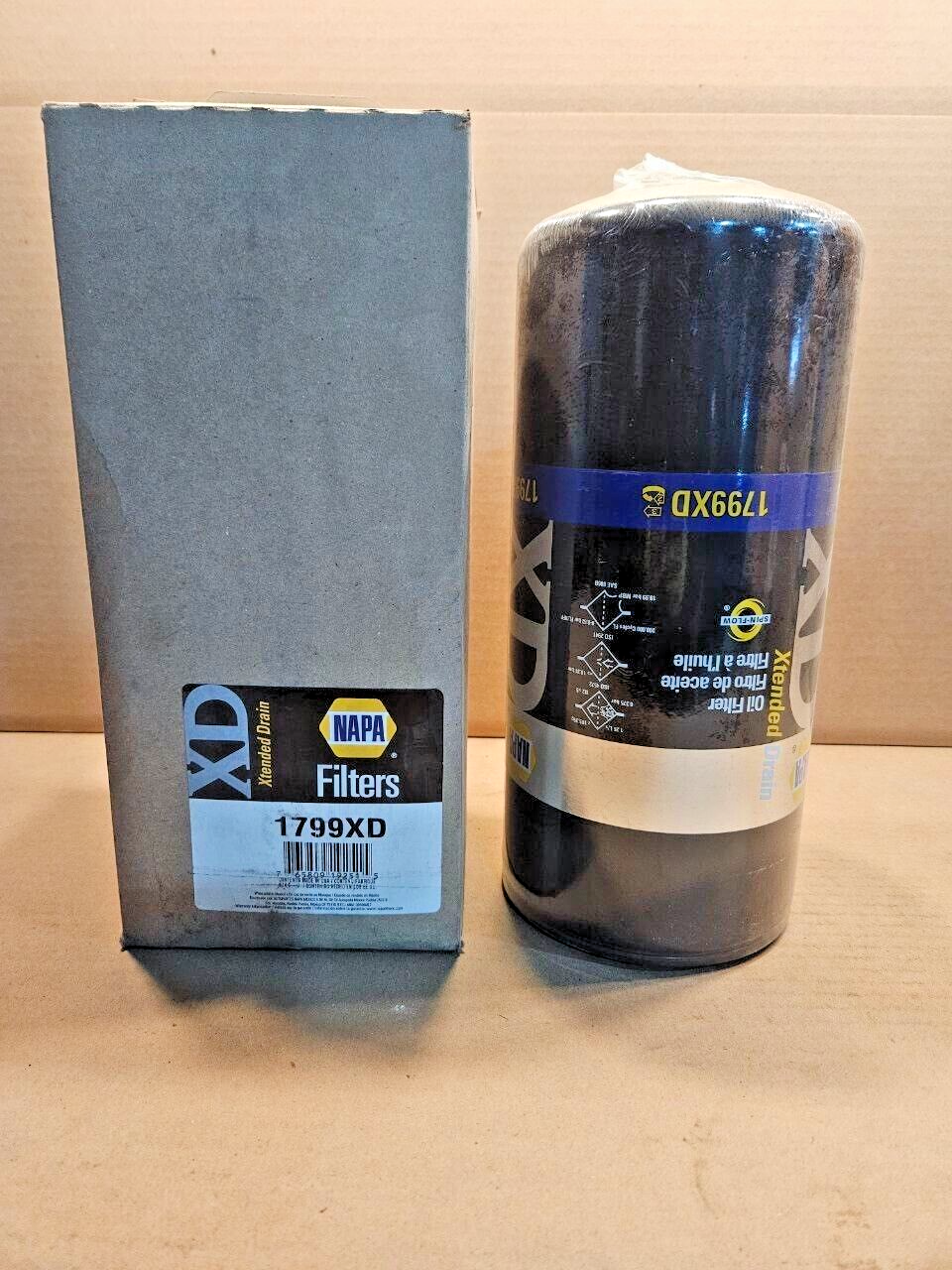 New NAPA Gold 1799XD (Xtended Drain) Spin on Oil Filter - ABC Diesel Parts