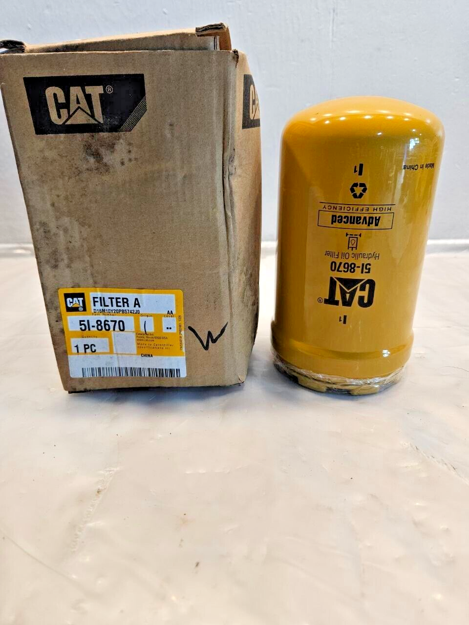 New Caterpillar 5I-8670 Spin On Hydraulic Oil Filter CAT OEM - ABC ...