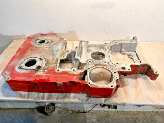 Cummins ISX 15 QSX DOHC Diesel Engine Timing Gear Housing Cover 4059393 OEM - 500$ Picture 1 of 4