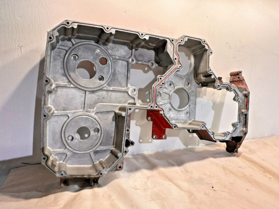 Cummins ISX 15 QSX DOHC Diesel Engine Timing Gear Housing Cover 4059393 OEM - 500$ Picture 1 of 4 Picture 2 of 4