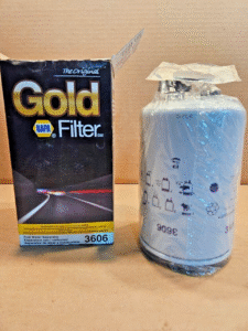 New Napa Gold 3606 spin on fuel filter w/ water separator