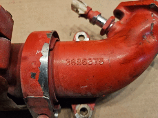 2010 - 2015 Cummins ISX15 Diesel Engine EGR Orifice 3685948 OEM 3686375 - 230$ Picture 1 of 4 Picture 2 of 4 Picture 3 of 4