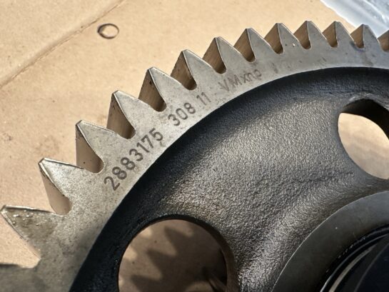2012 CUMMINS ISX12 Diesel Engine Timing gear assembly 2883175 OEM 4975005 - 250$ Picture 1 of 6 Picture 2 of 6 Picture 3 of 6